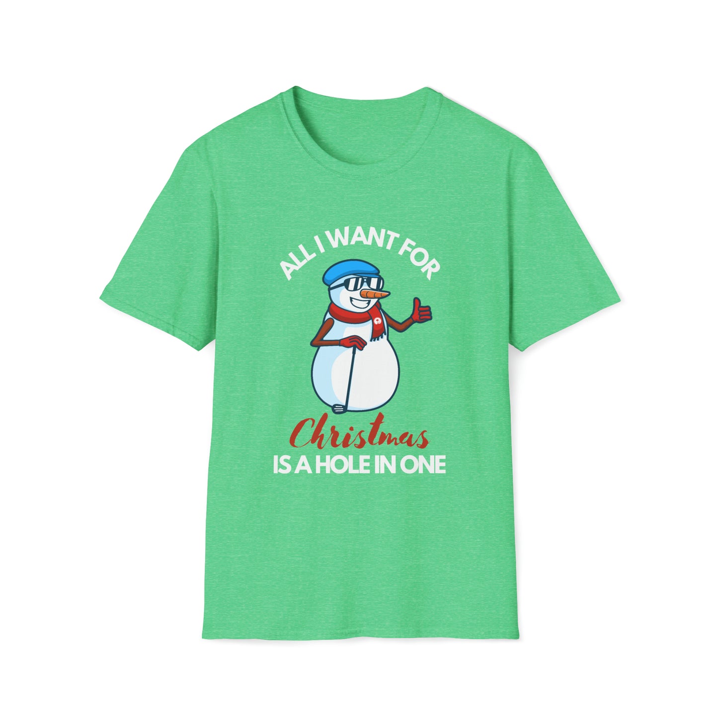 Christmas T-Shirt All I Want For Christmas Is A Hole In One