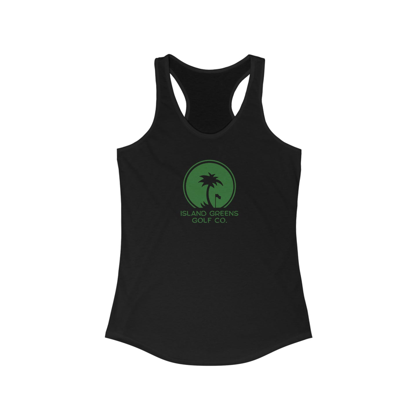 Island Greens Golf Co. Women's Slim-fit Tank | Green Logo