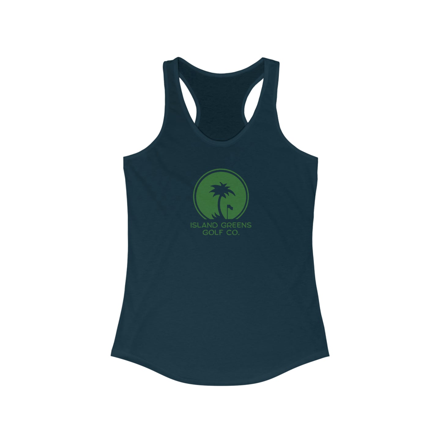 Island Greens Golf Co. Women's Slim-fit Tank | Green Logo