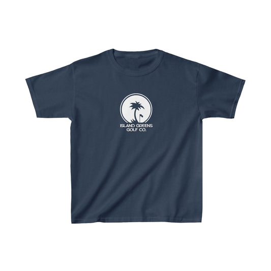 Island Greens Golf Co. Kids T-Shirt | White Logo