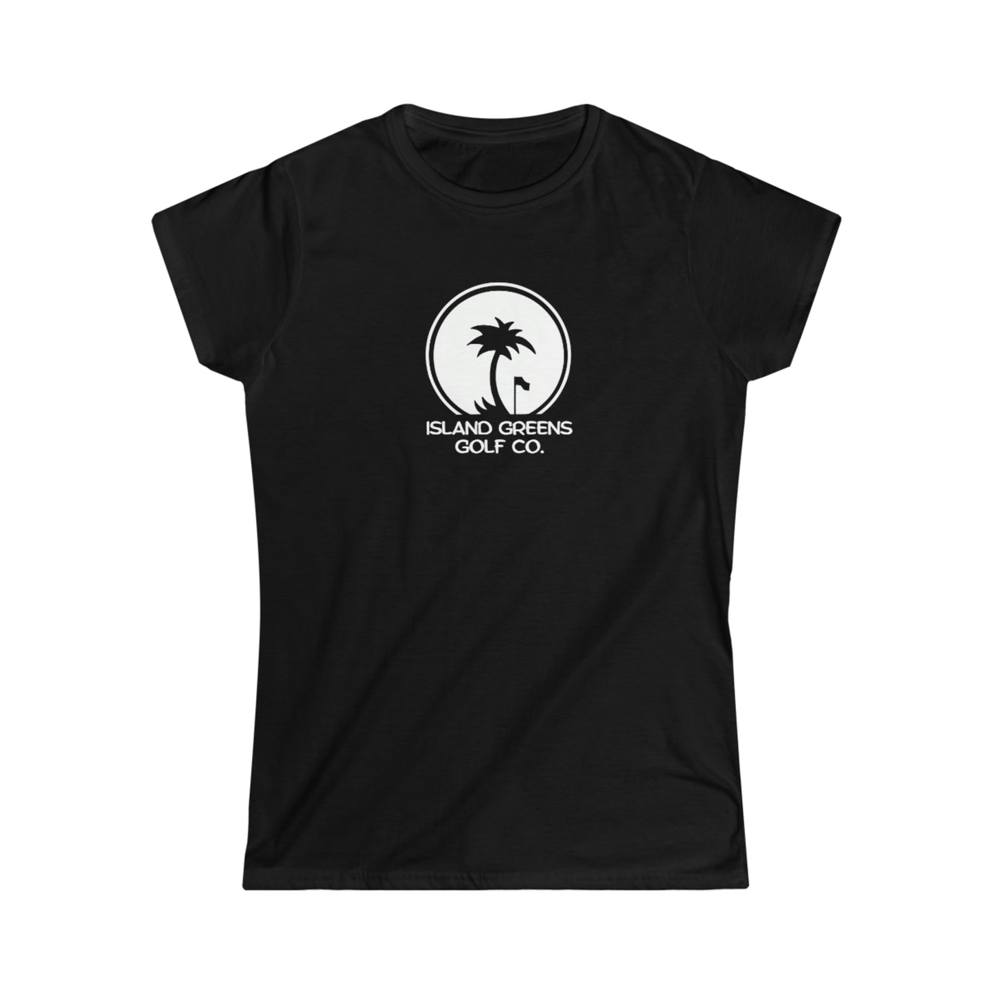 Island Greens Golf Co. Women's T-Shirt | White Logo