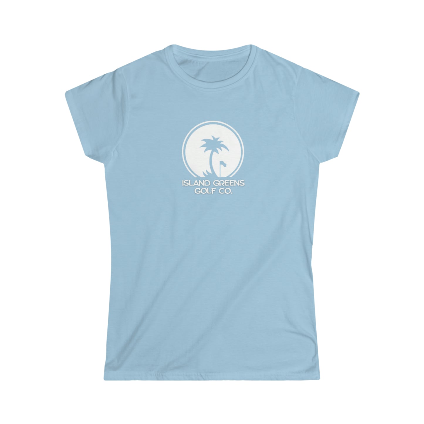 Island Greens Golf Co. Women's T-Shirt | White Logo