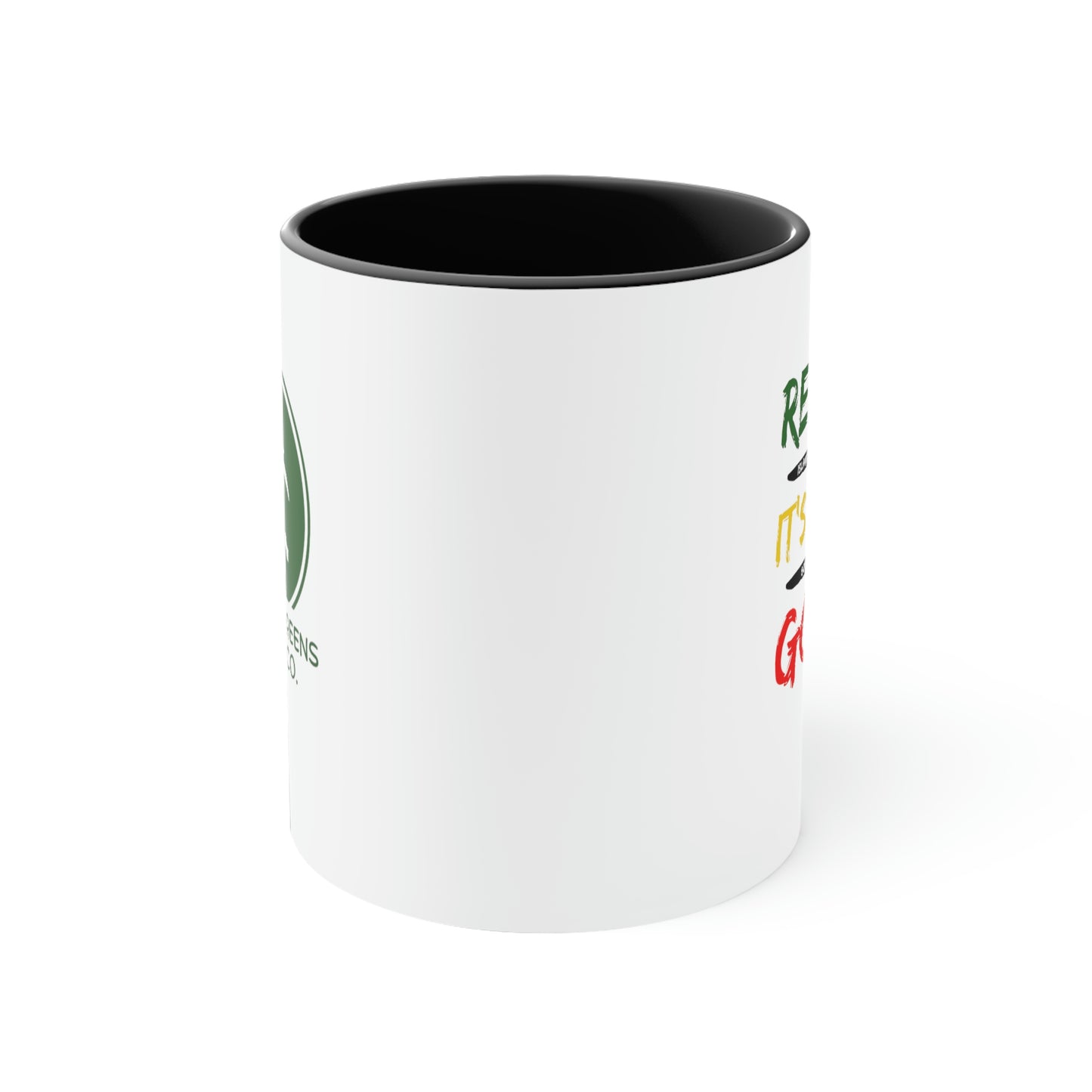 Relax It's Just Golf Coffee Mug, 11oz Add-On | Island Greens Golf Co. | Rasta