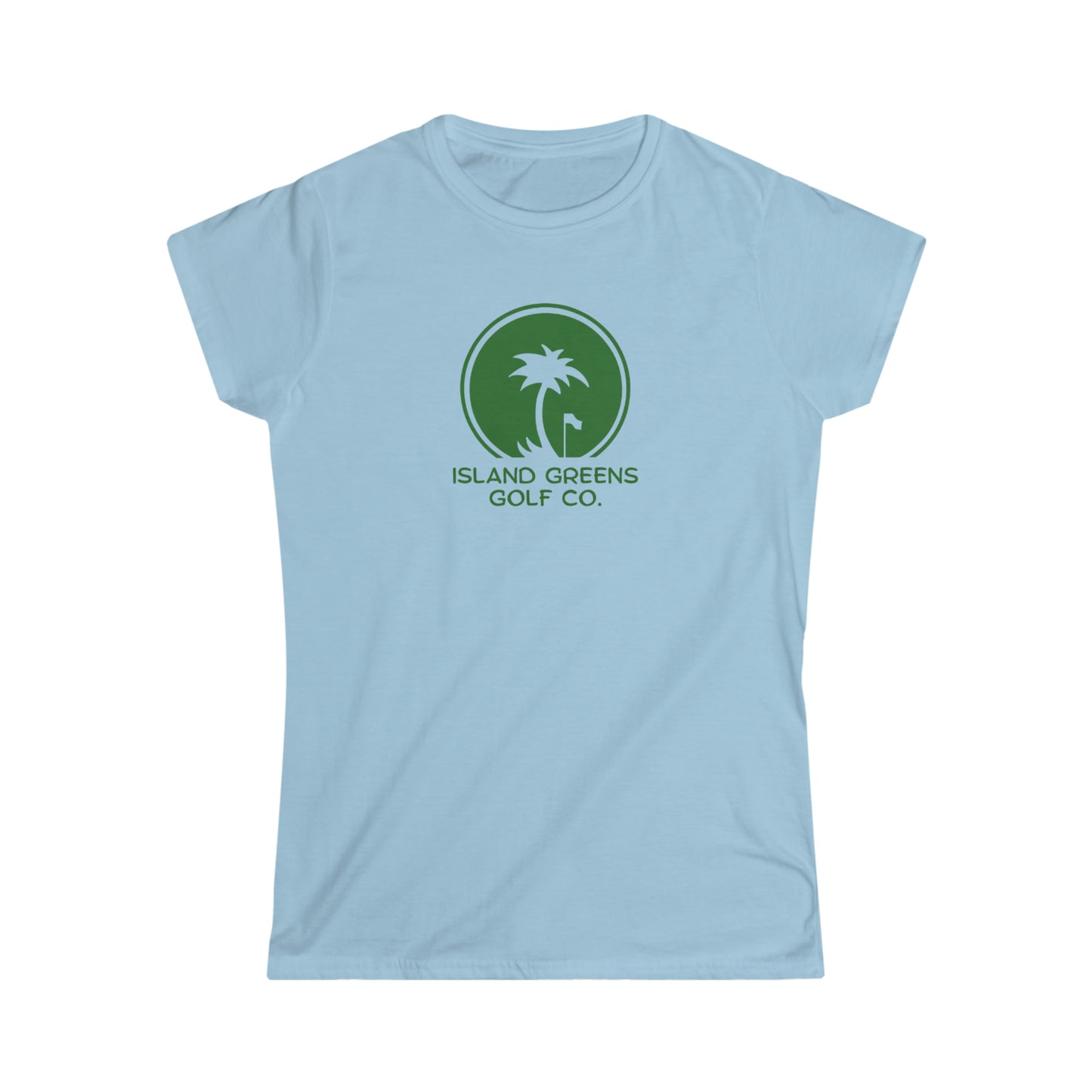 Island Greens Golf Co. Women's T-shirt | Green Logo