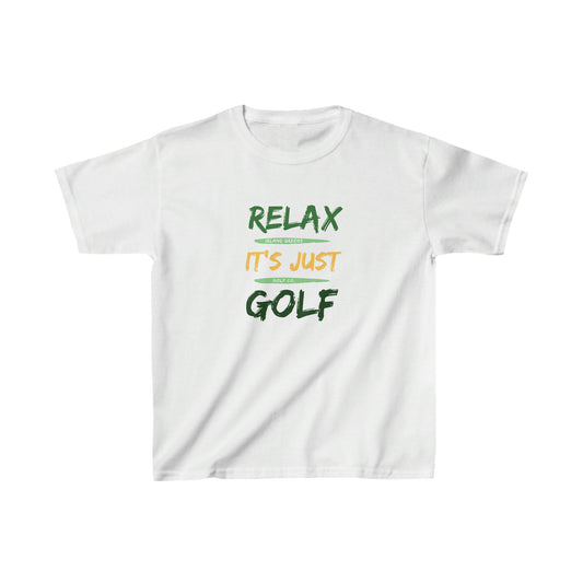 Relax It's Just Golf Kids T-shirt | Island Greens Golf Co.