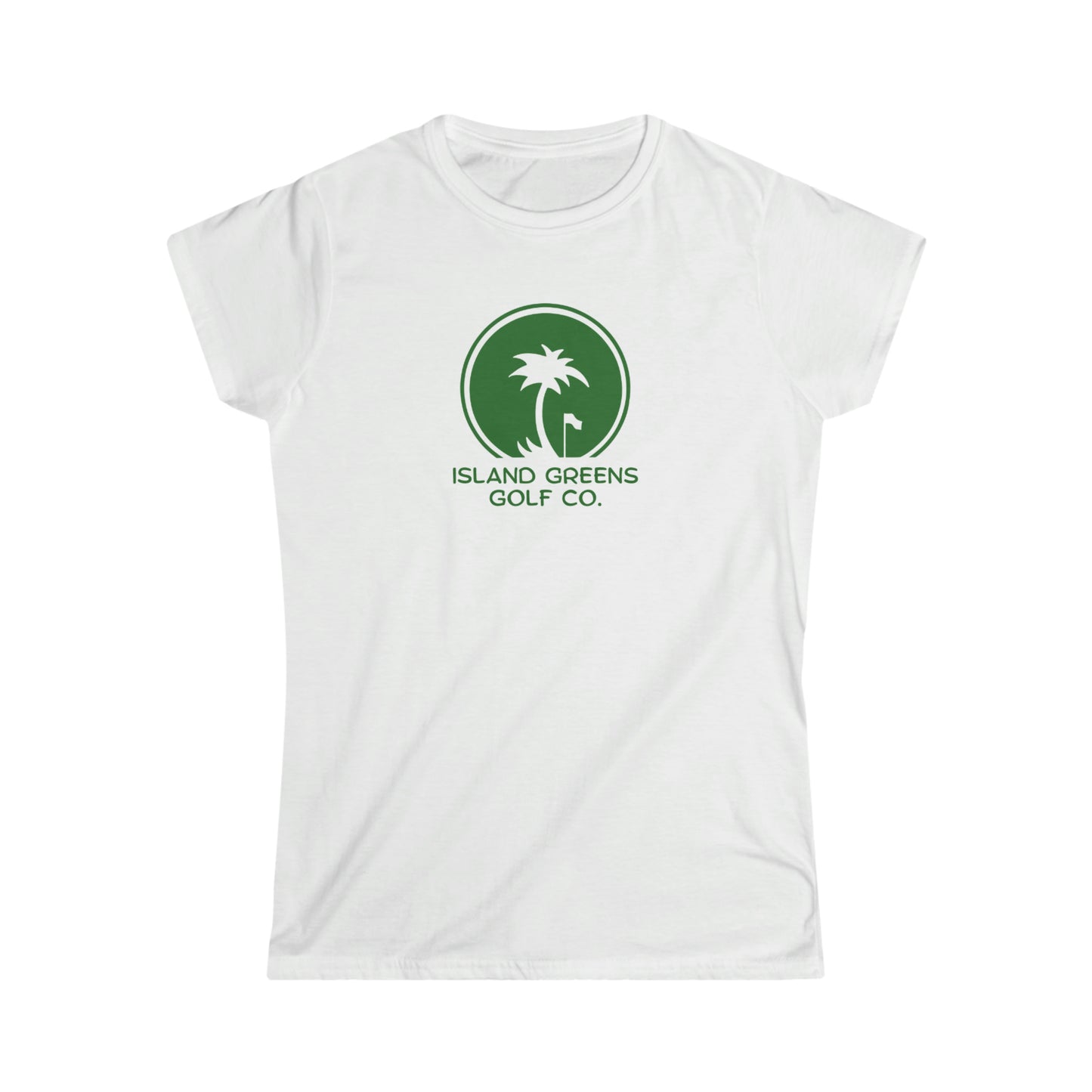 Island Greens Golf Co. Women's T-shirt | Green Logo